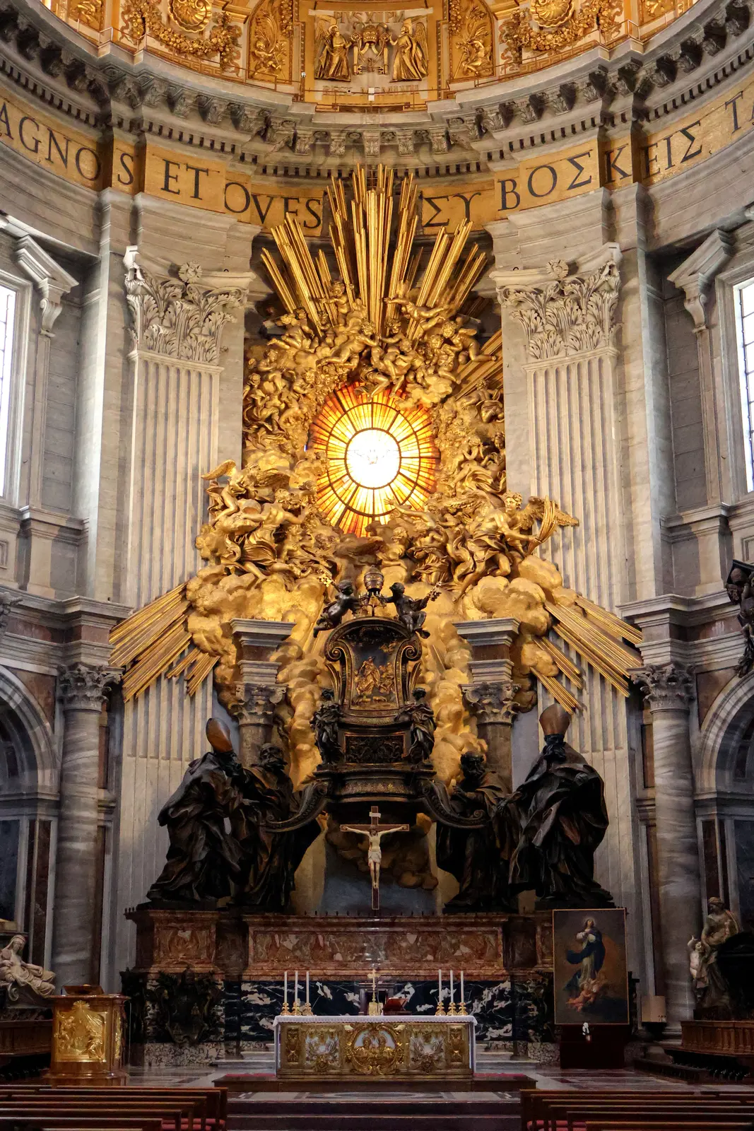 catedra san pedro altar bernini